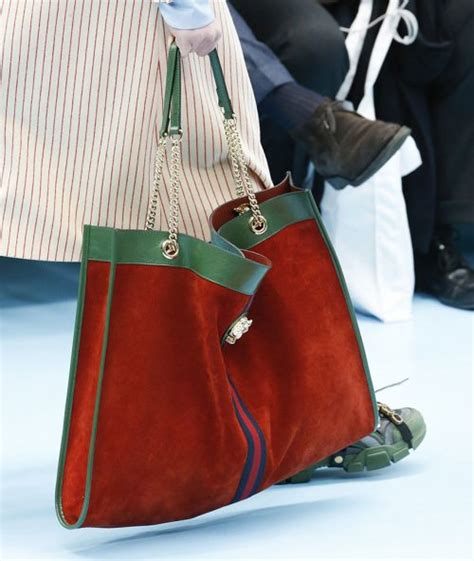 gucci fall 2018 handbags|gucci runway dresses.